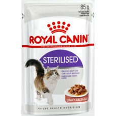 Royal Canin Feline Υγιεινή διατροφή Wet sterilised gravy για ενήλικες στειρωμένες γάτες