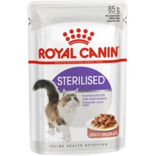 Royal Canin Πλήρης τροφή με μπουκιές σε σάλτσα για ενήλικες στειρωμένες γάτες 1x85gr Royal Canin Πλήρης τροφή με μπουκιές σε σάλτσα για ενήλικες στειρωμένες γάτες 1x85gr