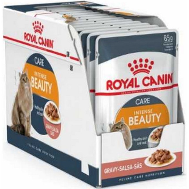 Royal Canin Feline Υγιεινή διατροφή Wet intense beauty gravy