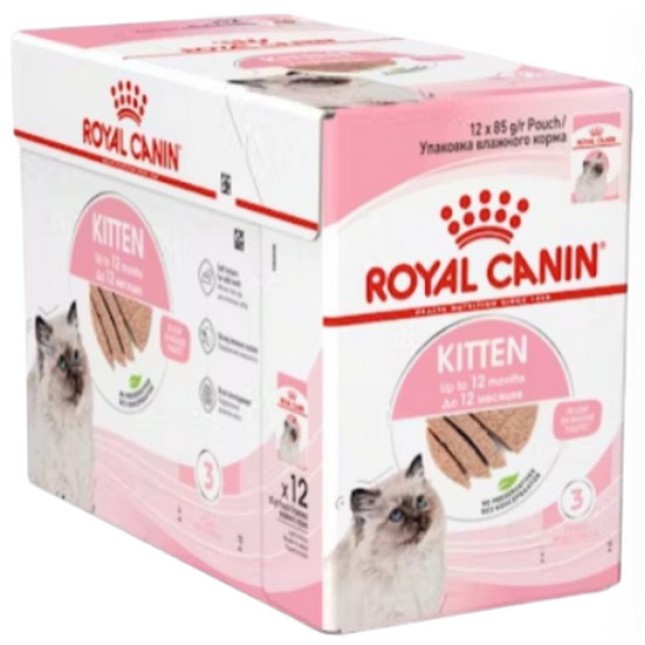 Royal Canin Feline Υγιεινή διατροφή Wet Kitten Instinctive Loaf για γατάκια στη δεύτερη φάση ανάπτυξ