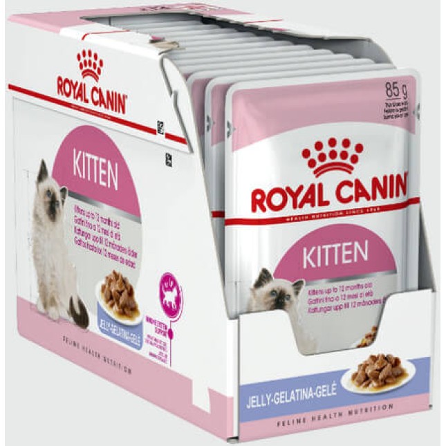 Royal Canin Feline Health Nutrition Wet kitten instinctive Jelly Πλήρης τροφή για γατάκια
