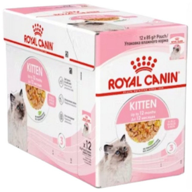 Royal Canin Feline Health Nutrition Wet kitten instinctive Jelly Πλήρης τροφή για γατάκια