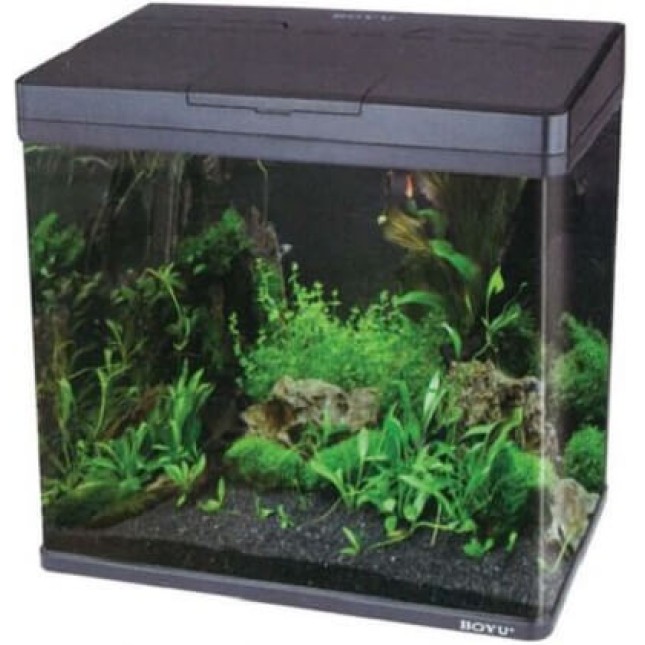Μαύρο ενυδρείο 40x23x45 cm Μαύρο ενυδρείο 40x23x45 cm