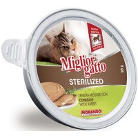 Morando Migliorgatto Τροφή για στειρωμένες γάτες με κουνέλι 85gr