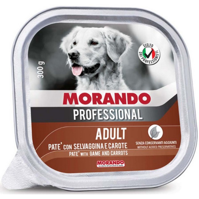 Morando professional dog  κυνήγι & κοτόπουλο 300gr