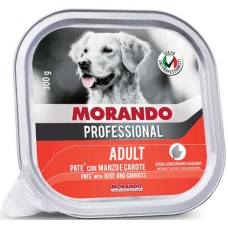 Morando professional dog βοδινό & καρότο 300gr