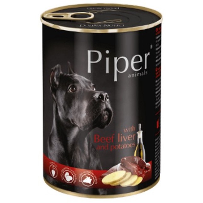 Dolina Piper Adult συκώτι βοδινού & πατάτα 400gr Dolina Piper Adult συκώτι βοδινού & πατάτα 400gr