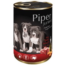 Dolina Piper Junior υγιεινή τροφή για κουτάβια με καρδιά βοδινού & καρότο 400gr Dolina Piper Junior υγιεινή τροφή για κουτάβια με καρδιά βοδινού & καρότο 400gr