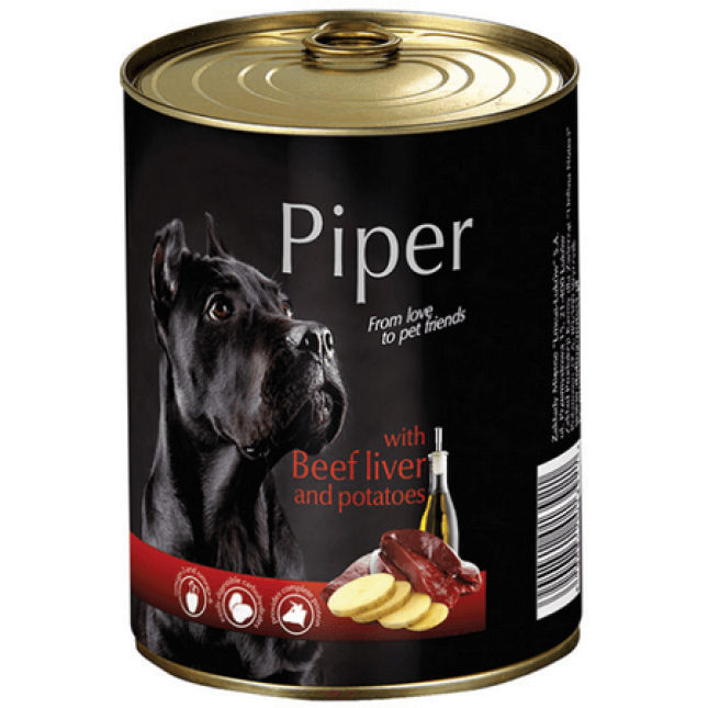 Dolina Piper Adult συκώτι βοδινού & πατάτα 800gr Dolina Piper Adult συκώτι βοδινού & πατάτα 800gr