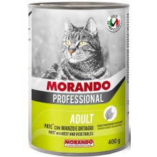 Morando professional cat πατε βοδινό & λαχανικά 400gr Morando professional cat πατε βοδινό & λαχανικά 400gr