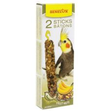 Benelux Sticks μεσαίων παπαγάλων ξηροί καρποί,μπανάνα 2τμχ