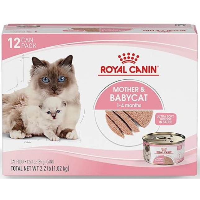 Royal Canin Feline Health Nutrition Wet babycat can Πλήρης τροφή για κυοφορούσες ή θηλάζουσες γάτες