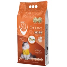 Van cat 100% Φυσικός, λευκός μπεντονίτης μεσαίου κόκκου με άρωμα πορτοκάλι 5kg - 5,9lt Van cat 100% Φυσικός, λευκός μπεντονίτης μεσαίου κόκκου με άρωμα πορτοκάλι 5kg - 5,9lt