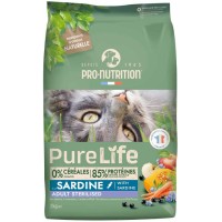 Pro-nutrition flatazor pure life πλήρης τροφή για στειρωμένες ενήλικες γάτες με σαρδέλα 2kg