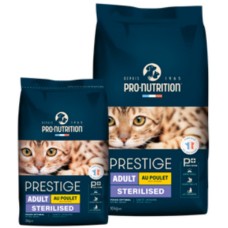 Pro-nutrition Prestige πλήρης τροφή για ενήλικες στειρωμένες γάτες  με κοτόπουλο