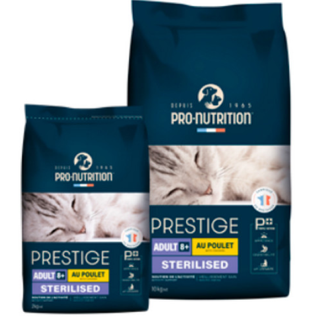 Pro-nutrition Prestige adult υπέρβαρες ή στειρωμένες γάτες άνω των 8 ετών 2kg Pro-nutrition Prestige adult υπέρβαρες ή στειρωμένες γάτες άνω των 8 ετών 2kg