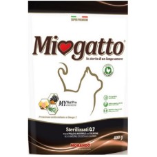 Morando Μiogatto πλήρης τροφή για στειρωμένες γάτες 400gr Morando Μiogatto πλήρης τροφή για στειρωμένες γάτες 400gr