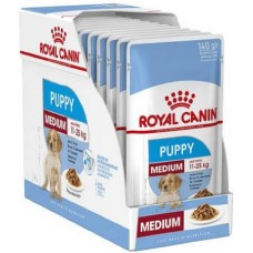 Royal Canin πλ.τροφή Size Health Nutrition Wet medium puppy 10x140gr