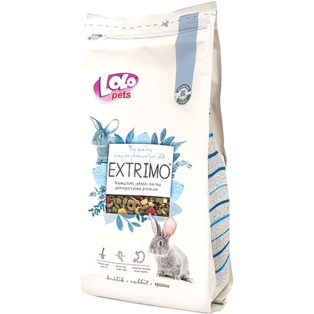 Lolo pets Μείγμα Extrimo πλήρης τροφή για κουνέλι 750gr Lolo pets Μείγμα Extrimo πλήρης τροφή για κουνέλι 750gr