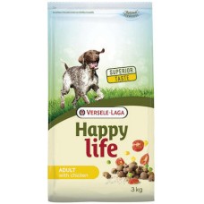 Versele-Laga Happy life Adult Chicken πλήρης τροφή με κοτόπουλο 3kg Versele-Laga Happy life Adult Chicken πλήρης τροφή με κοτόπουλο 3kg