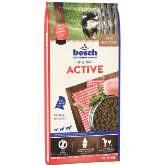 Bosch Active με πουλερικά 15Κg Bosch Active με πουλερικά 15Κg