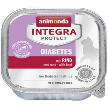 Animonda Ιntegra Protect Diabetes Βοδινό για γάτες με σακχαρώδη διαβήτη 100gr Animonda Ιntegra Protect Diabetes Βοδινό για γάτες με σακχαρώδη διαβήτη 100gr