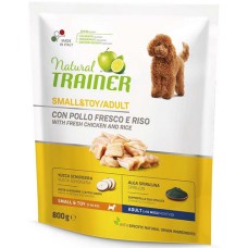 Natural Trainer για μικρόσωμους ενήλικους σκύλους με κοτόπουλο 800gr Natural Trainer για μικρόσωμους ενήλικους σκύλους με κοτόπουλο 800gr