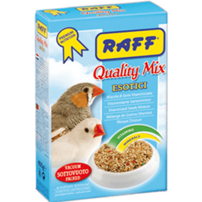 Raff τροφή quality mix esotici για παραδείσια 800gr