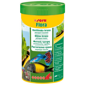 Sera Flora,για όλα τα φυτοφάγα ψάρια που τρέφονται στην επιφάνεια 100ml Sera Flora,για όλα τα φυτοφάγα ψάρια που τρέφονται στην επιφάνεια 100ml