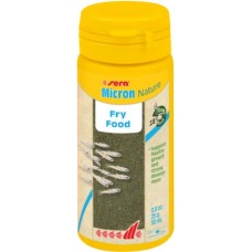 Sera Micron Nature 50 ml εκτροφική τροφή σε σκόνη με ζωοπλαγκτόν και φυτοπλαγκτόν