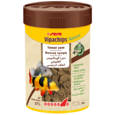 Sera Vipachips nature , βασική τροφή αποτελούμενη από φλίδες με εντόμα 4% για ψάρια βυθού 250ml Sera Vipachips nature , βασική τροφή αποτελούμενη από φλίδες με εντόμα 4% για ψάρια βυθού 250ml