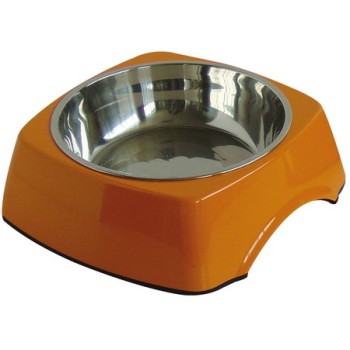 Croci μπολ τροφής- νερού πορτοκαλί 160ml / 14cm Croci μπολ τροφής- νερού πορτοκαλί 160ml / 14cm