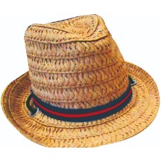 Croci Ψάθινο καπέλο panama μπλε small