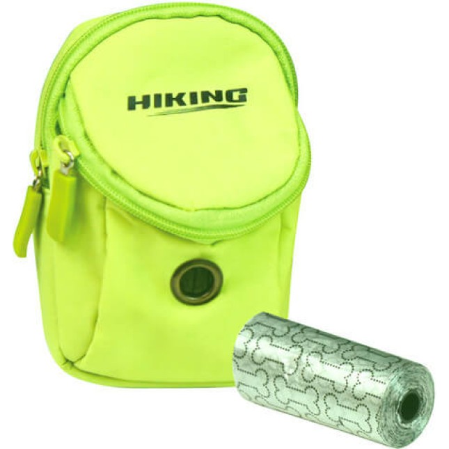 Croci Hiking smart-τσαντάκι για σακούλες green with roll