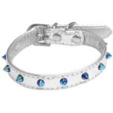 Croci περιλαίμιο silver crystal 2x40cm Croci περιλαίμιο silver crystal 2x40cm