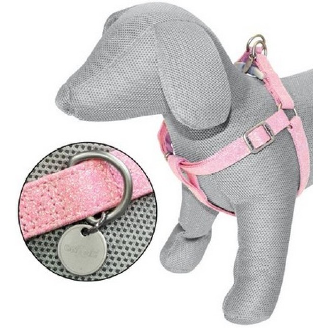 Croci σαμαράκι Glitter bib ροζ 45-75cmx20mm Croci σαμαράκι Glitter bib ροζ 45-75cmx20mm