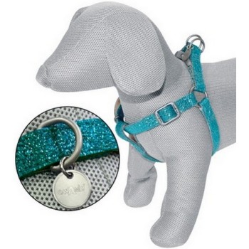 Croci σαμαράκι Glitter bib γαλάζιο 45-75cmx20mm Croci σαμαράκι Glitter bib γαλάζιο 45-75cmx20mm