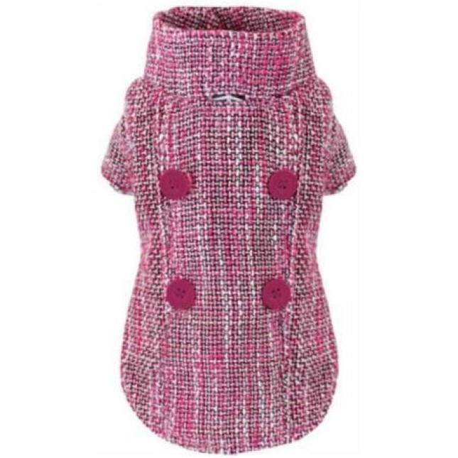 Croci πρακτικό και ανθεκτικό μπουφάν pinky tweed 35cm Croci πρακτικό και ανθεκτικό μπουφάν pinky tweed 35cm