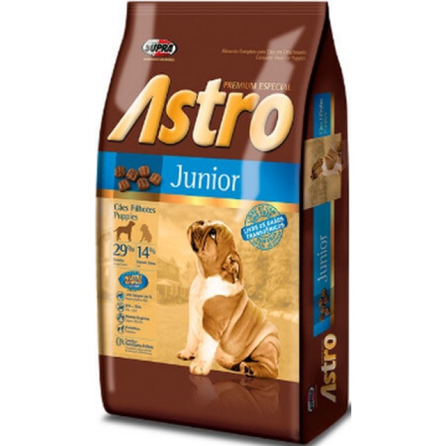 Supra Astro junior πλήρης και ισορροπημένη τροφή για κουτάβια Supra Astro junior πλήρης και ισορροπημένη τροφή για κουτάβια