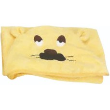 Croci μπουρνούζι yellow cat 42x40cm Croci μπουρνούζι yellow cat 42x40cm