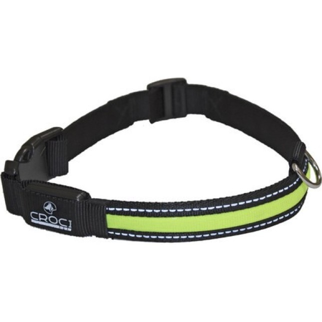 Croci περιλαίμιο reflector led 2,5x34-41cm κίτρινο Croci περιλαίμιο reflector led 2,5x34-41cm κίτρινο