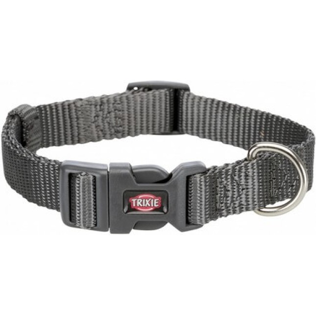 Trixie περιλαίμιο premium graphite με ρυθμιζόμενη λουρίδα ταινίας Trixie περιλαίμιο premium graphite με ρυθμιζόμενη λουρίδα ταινίας