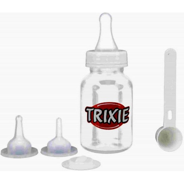 Trixie μπιμπερό 120ml διαφανές/άσπρο Trixie μπιμπερό 120ml διαφανές/άσπρο