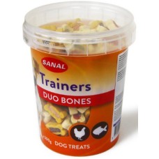 Sanal Trainers Duo Bones μαλακό σνακ με κοτόπουλο & ψάρι 300gr Sanal Trainers Duo Bones μαλακό σνακ με κοτόπουλο & ψάρι 300gr