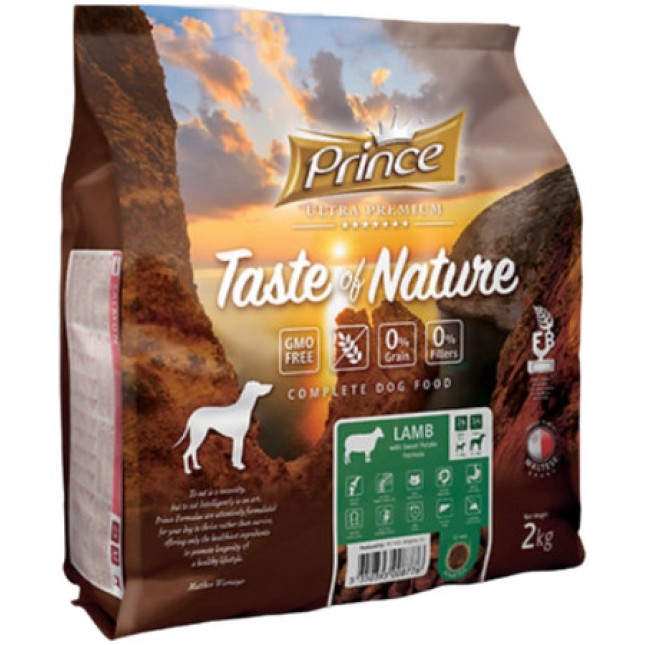 Prince Taste of Nature Πλήρης τροφή για ενήλικους σκύλους και κουτάβια μεσαίων έως μεγαλόσωμων φυλών