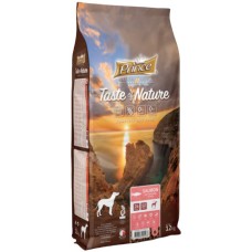 Prince Taste of Nature Πλήρης ξηρά τροφή για για ενήλικους σκύλους με σολομό