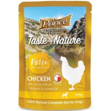 Prince Paleo τροφή σκύλου φακελάκι κοτόπουλο 375g