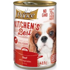 Prince κονσέρβα σκύλου μοσχάρι με λαχανικά σε σάλτσα  415g