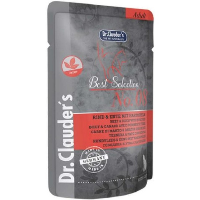 Dr.Clauder's DC Best Selection Adult No 8 Βοδινό και Πάπια με πατάτες Dr.Clauder's DC Best Selection Adult No 8 Βοδινό και Πάπια με πατάτες