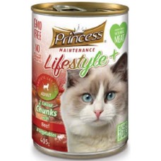 Princess κονσέρβα lifestyle 2 colors Cat μοσχάρι, λαχανικά 405gr